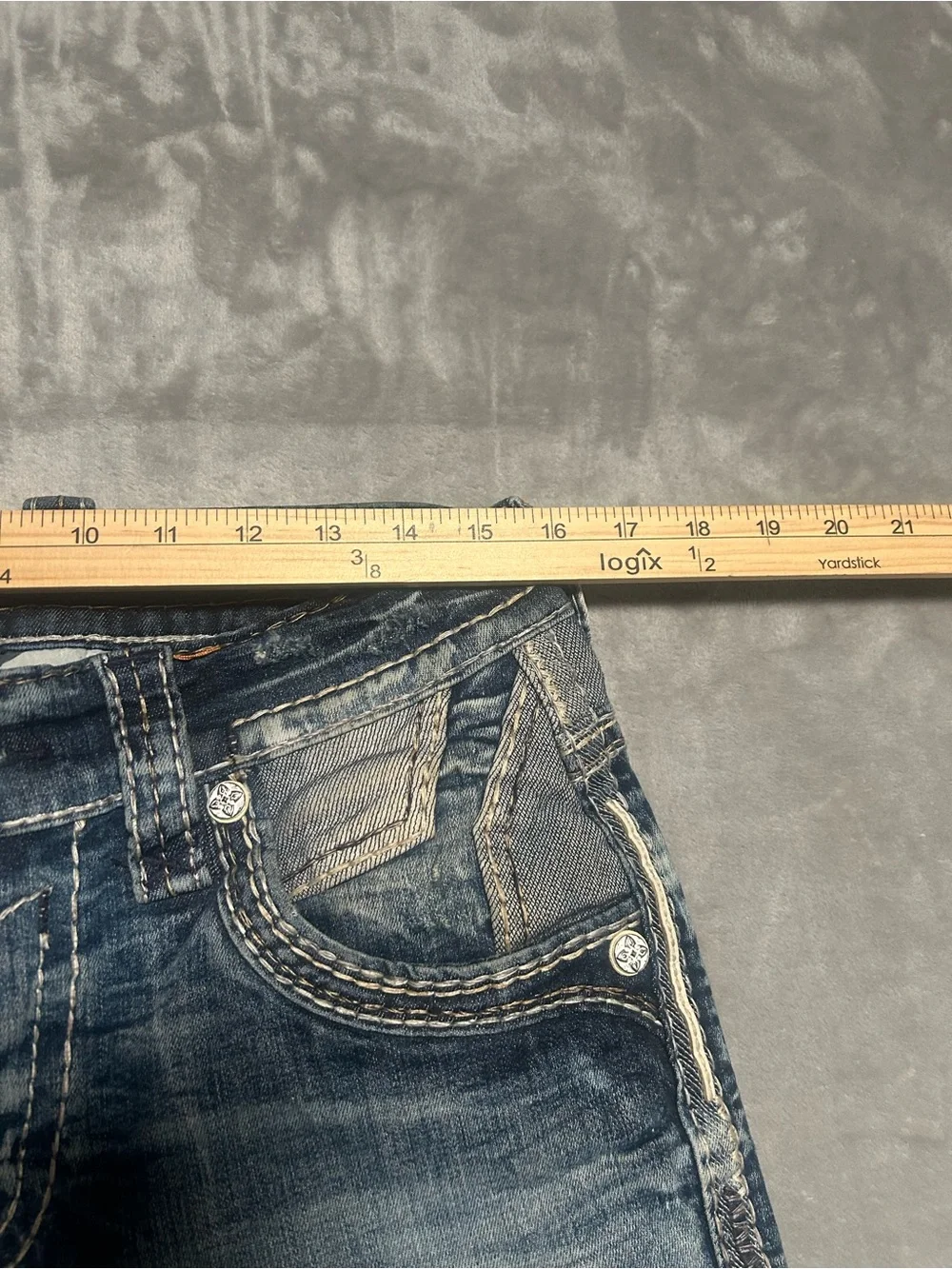 Rock Revival Slim Taper Jeans Men’s 31 Heavy Stitch